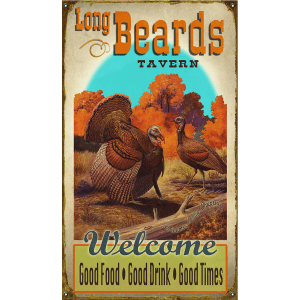 Long Beards Tavern Personalized Signs